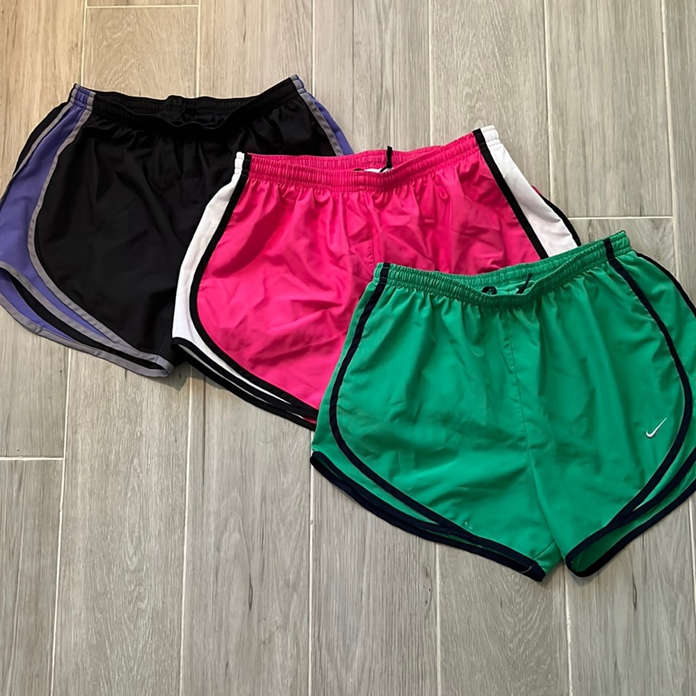 3 pairs Nike Dri Fit shorts. Size M